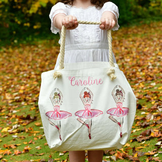 Printed Canvas Tote