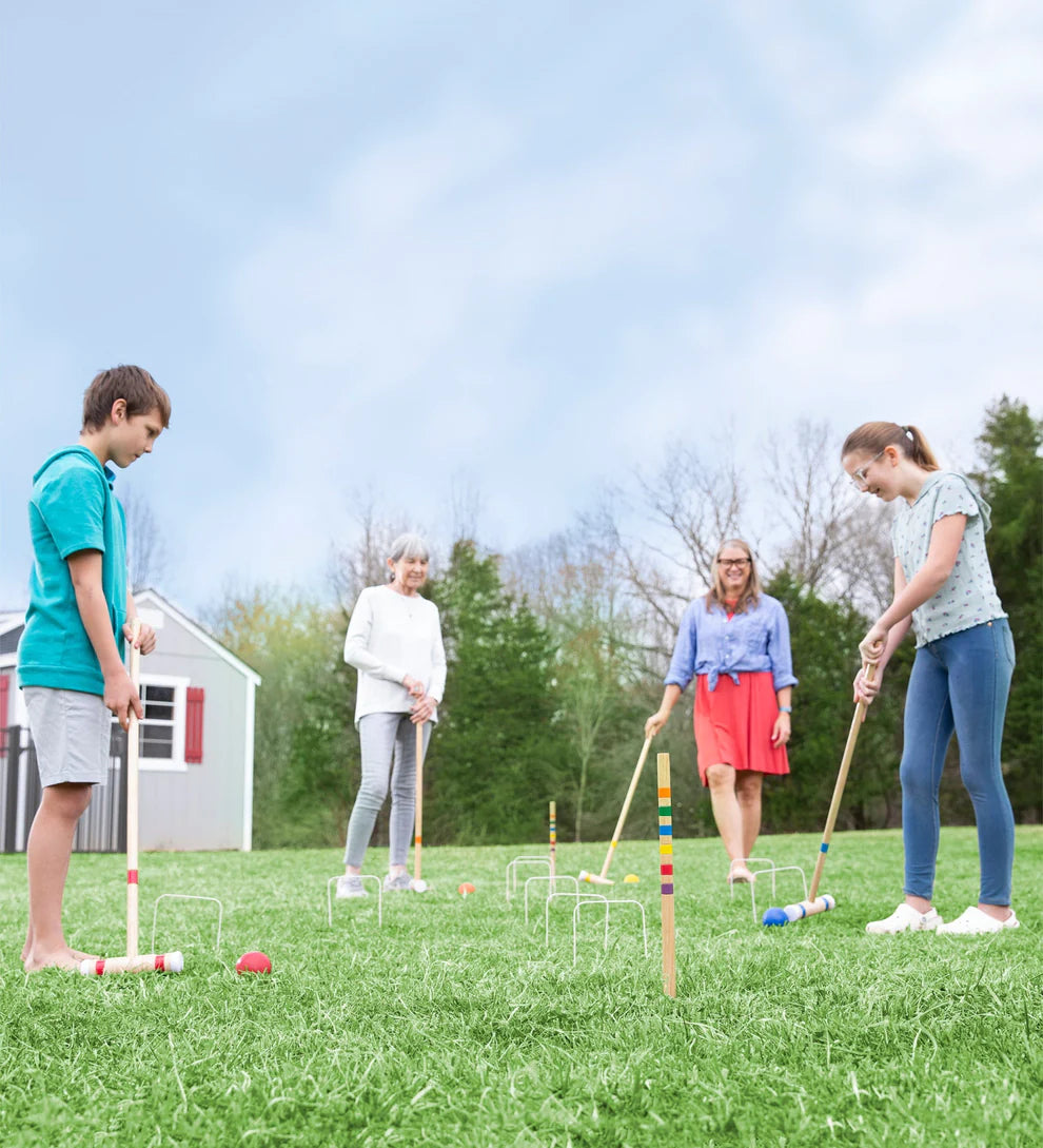 Croquet Rules & How to Play Croquet - Wood Mallets