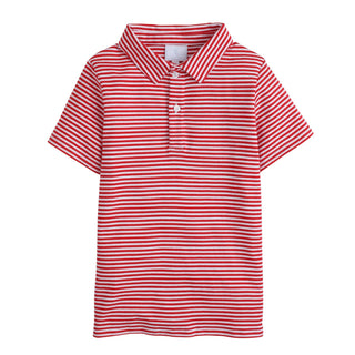 Short Sleeve Striped Polo - FINAL SALE