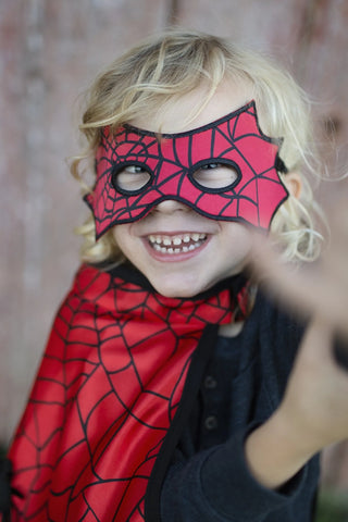 Reversible Spider Bat Cape & Mask - FINAL SALE