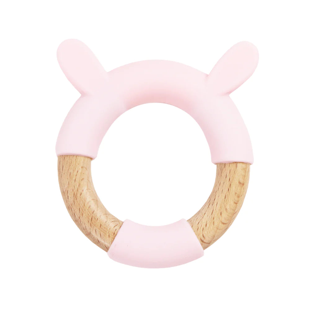 Wood & Silicone Ring Teether
