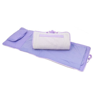 Seersucker Nap Roll with Blanket -Lilac