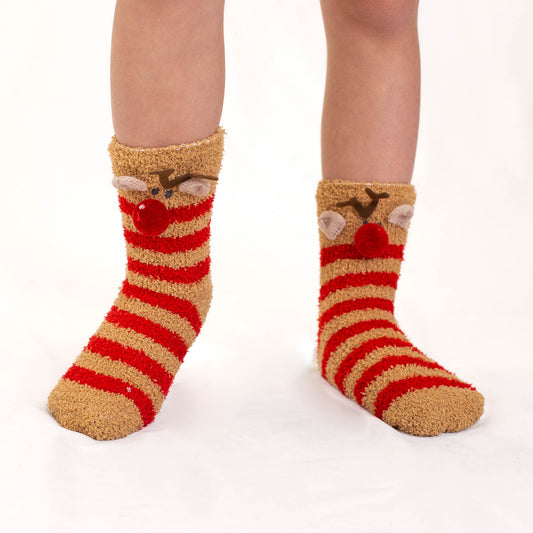 Reindeer Cozy Socks