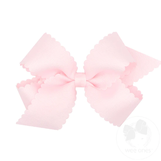 Scallop Edge Hair Bow