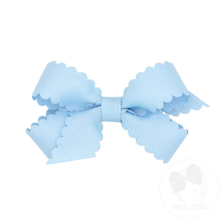 Scallop Edge Hair Bow