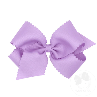 Scallop Edge Hair Bow