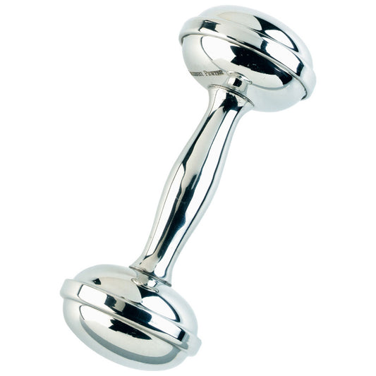 Dumbbell Rattle with Engraving