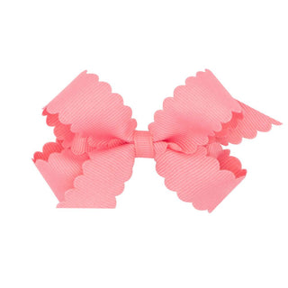 Scallop Edge Hair Bow