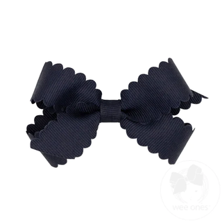 Scallop Edge Hair Bow