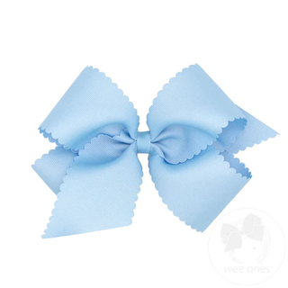 Scallop Edge Hair Bow