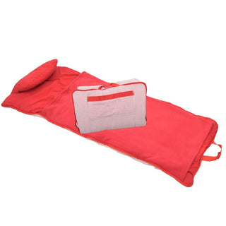 Seersucker Nap Roll with Blanket - Red