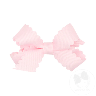 Scallop Edge Hair Bow