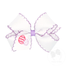 Easter Eggs on White with Light Orchid