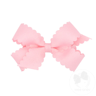 Scallop Edge Hair Bow