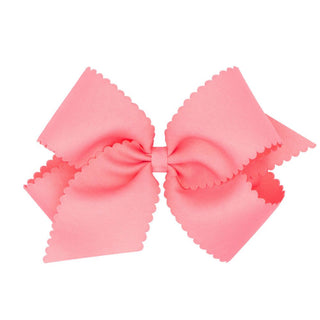 Scallop Edge Hair Bow