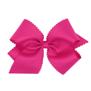 Scallop Edge Hair Bow