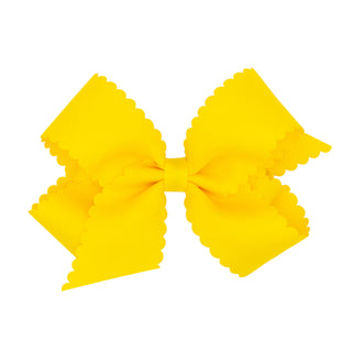 Scallop Edge Hair Bow