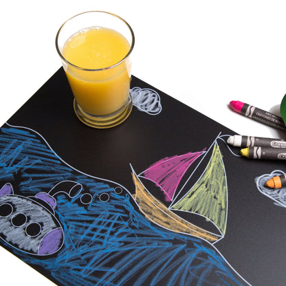 Travel Chalkboard Placemat 4 Pack (9"x12")