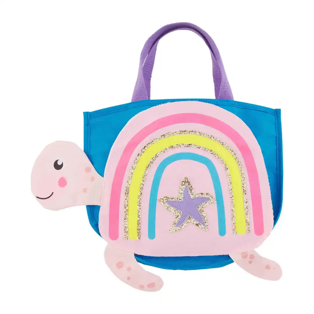 Sequin Turtle Sand Toy Tote Set